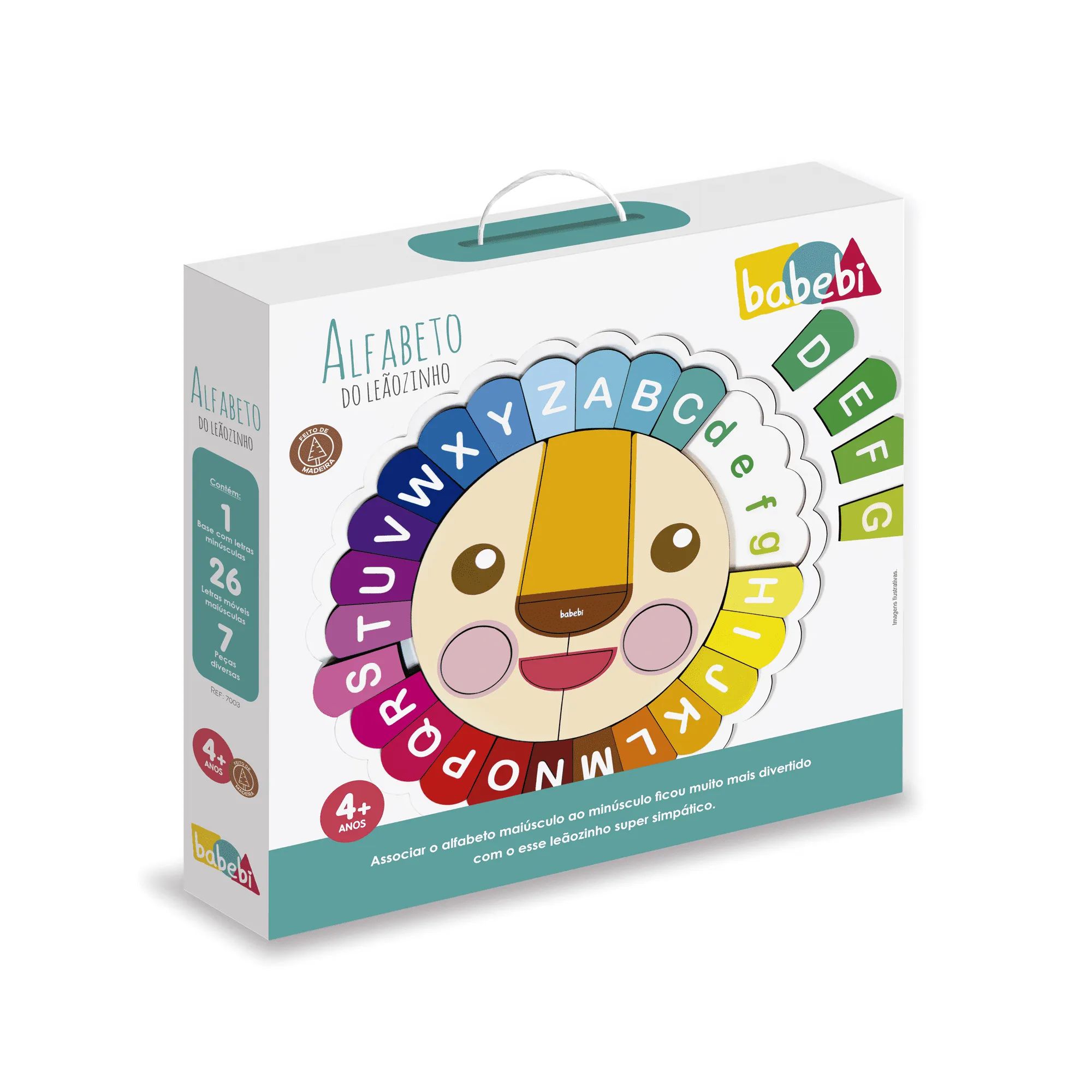 Jogo Educativo Enfeites De Arvore De Natal Alfabeto Babebi - Bebe Brinquedo