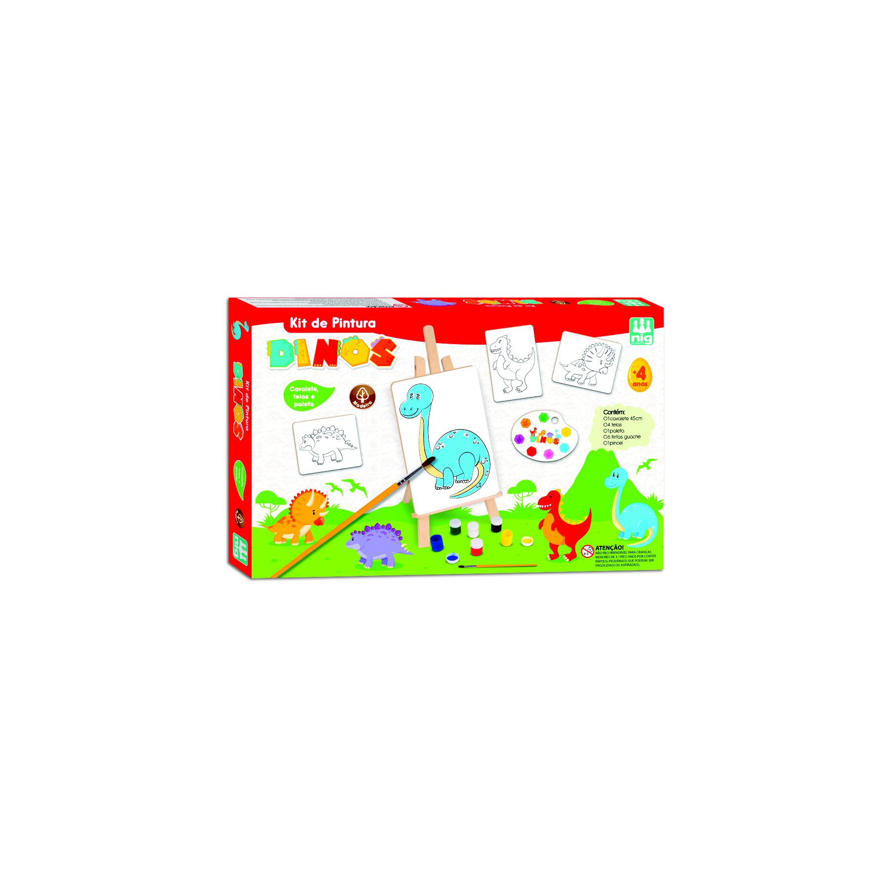 Jogo Colorir Kit Pintura Patrulha Canina - Nig Brinquedos