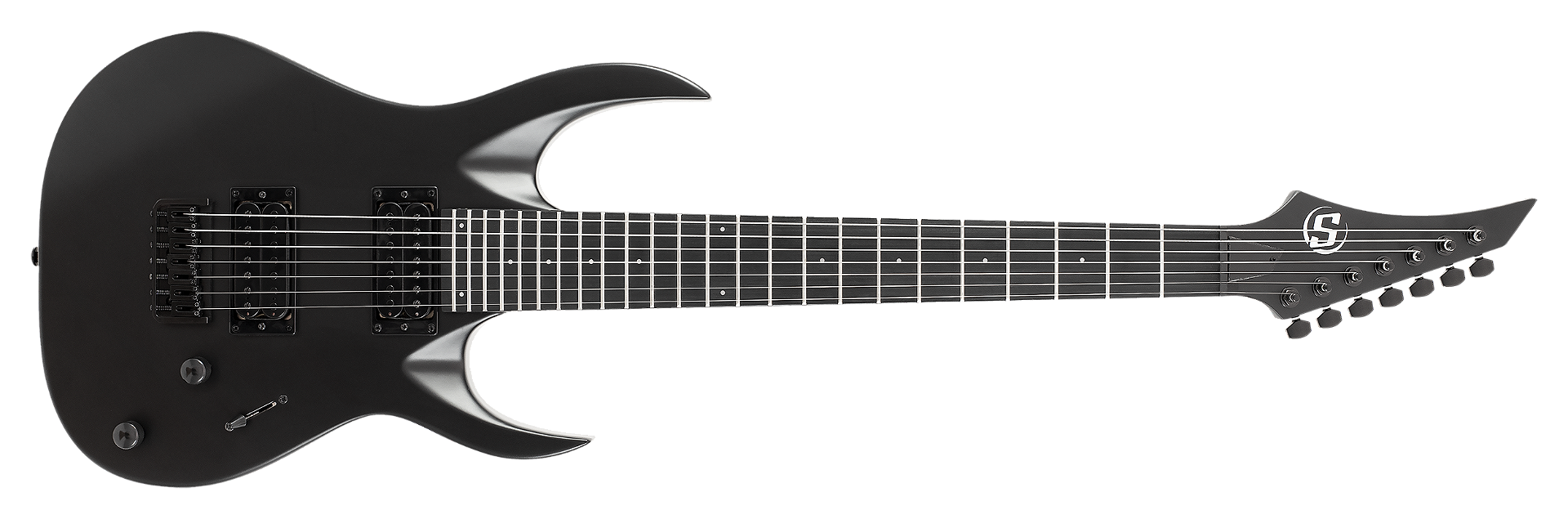 Guitarra 7 Cordas S by Solar AB4.7C preto carbono fosca - Norris