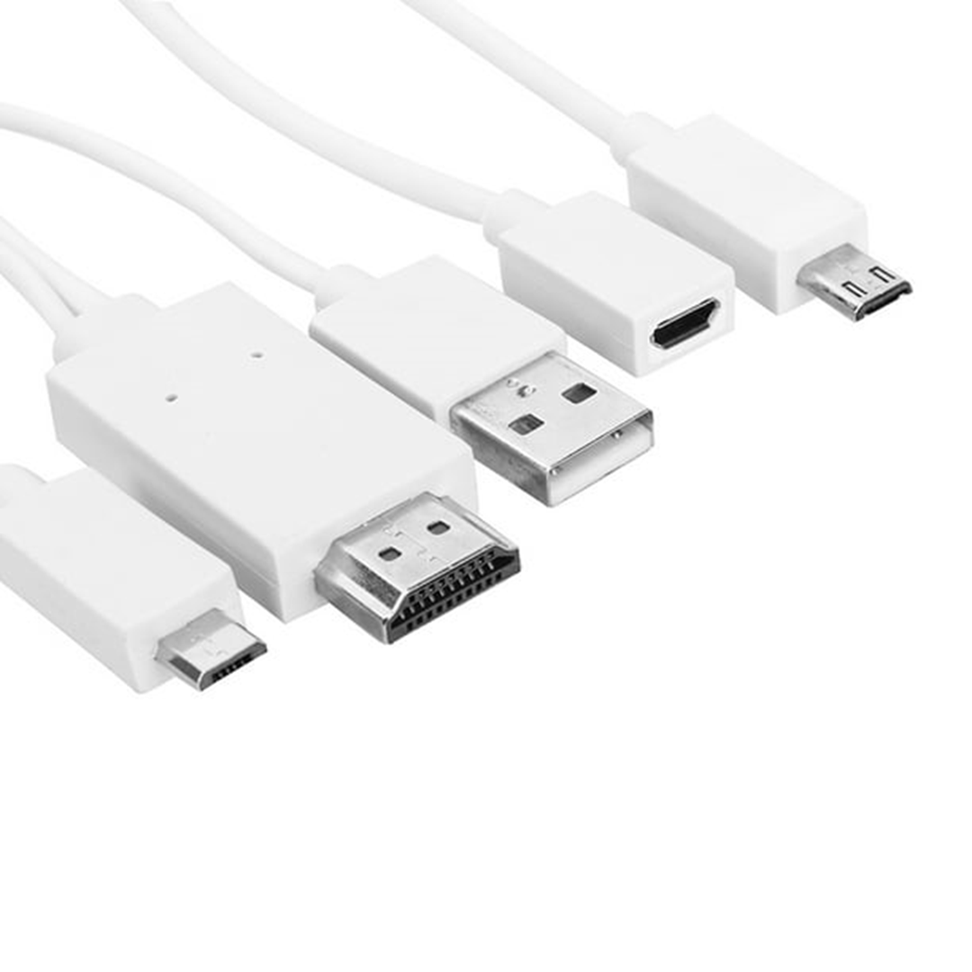 Cabo Mhl Micro Usb Para HDMI Celular Tablet Tv em São Luís MA - Mundo ...