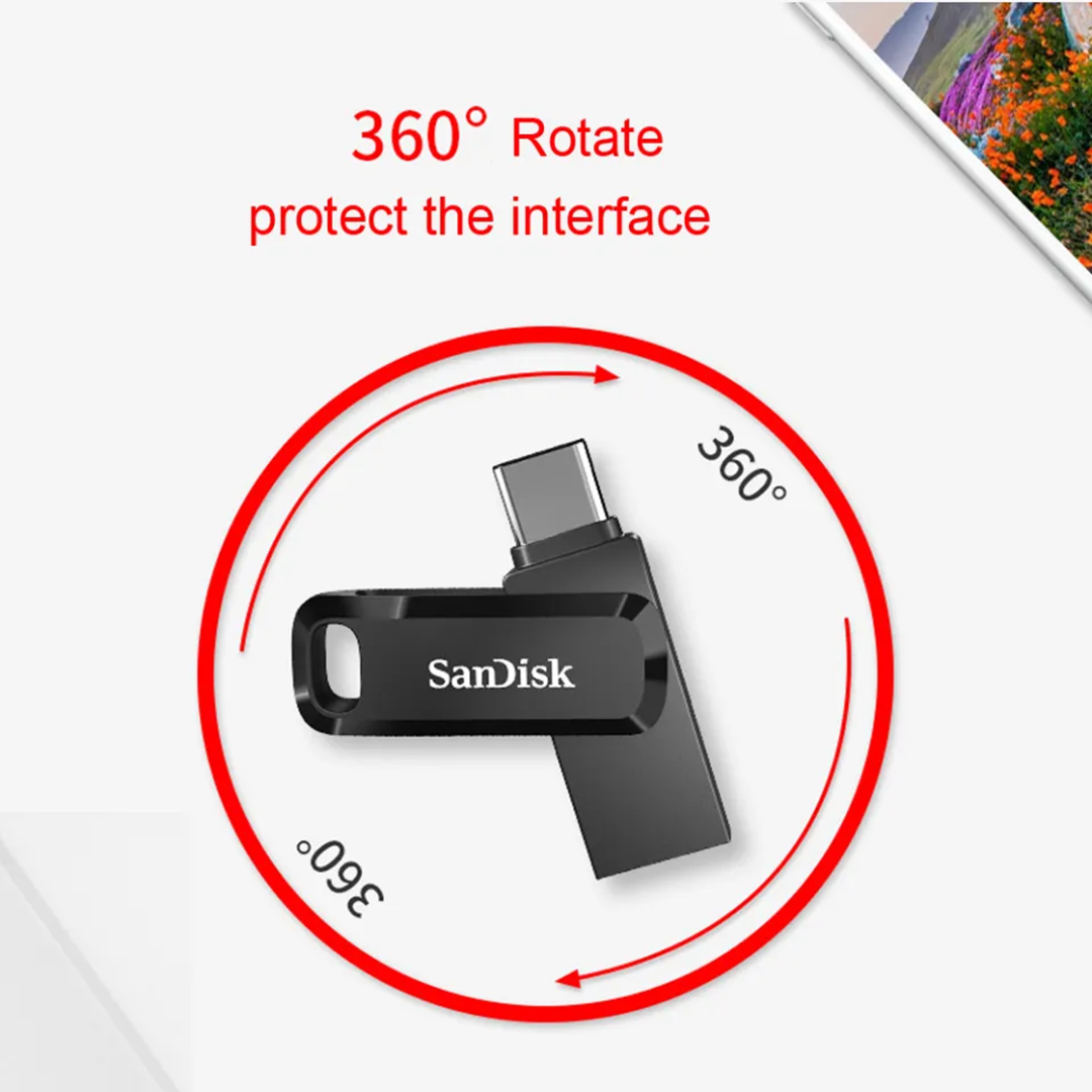 PenDrive 128GB Dual Interface Type-C e USB 3.2 Sandisk em São Luís MA ...