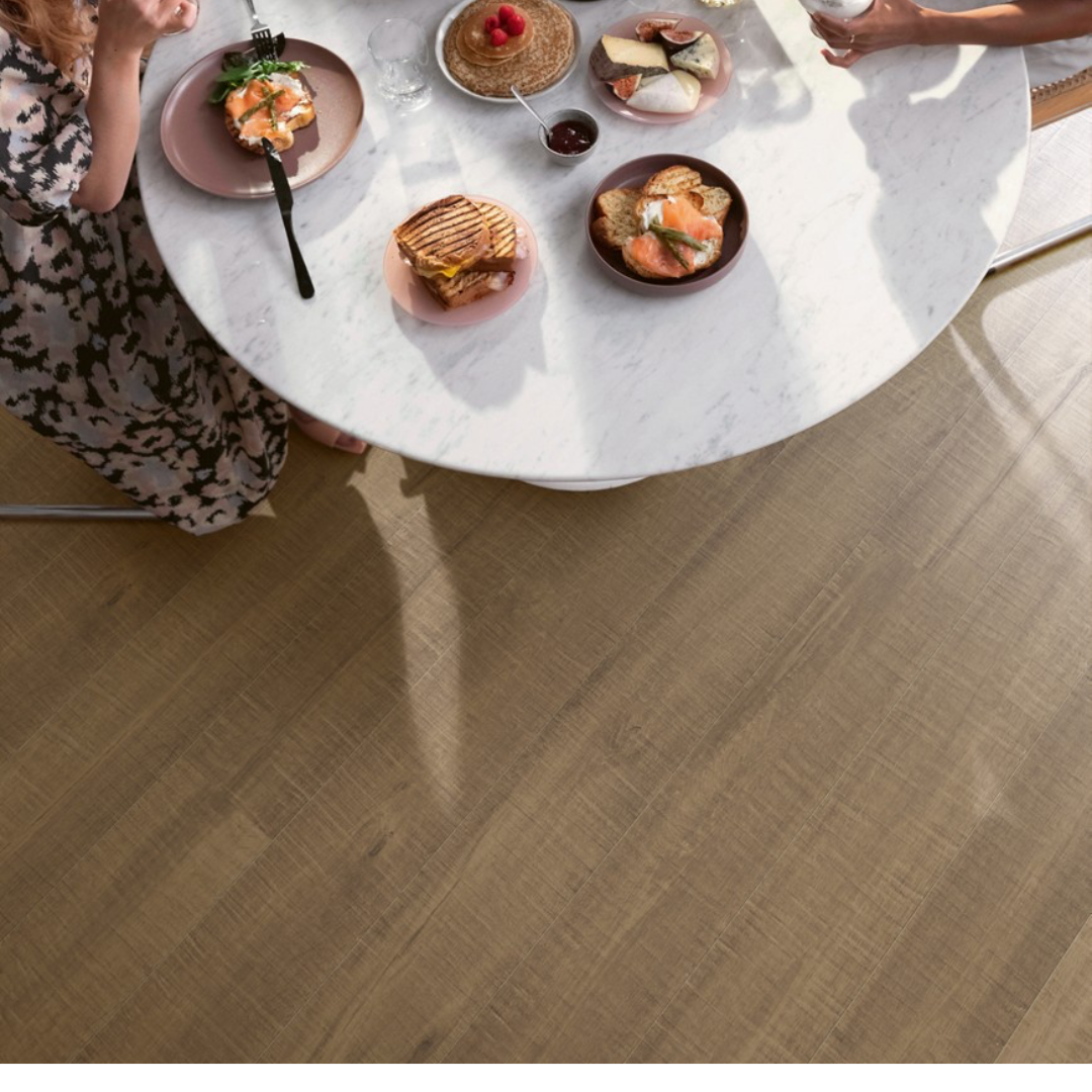 希少　Dos Passos Mid-century PISO LAMINADO QUICK STEP ELIGNA WIDE CARVALHO CAFE RESTAURADO