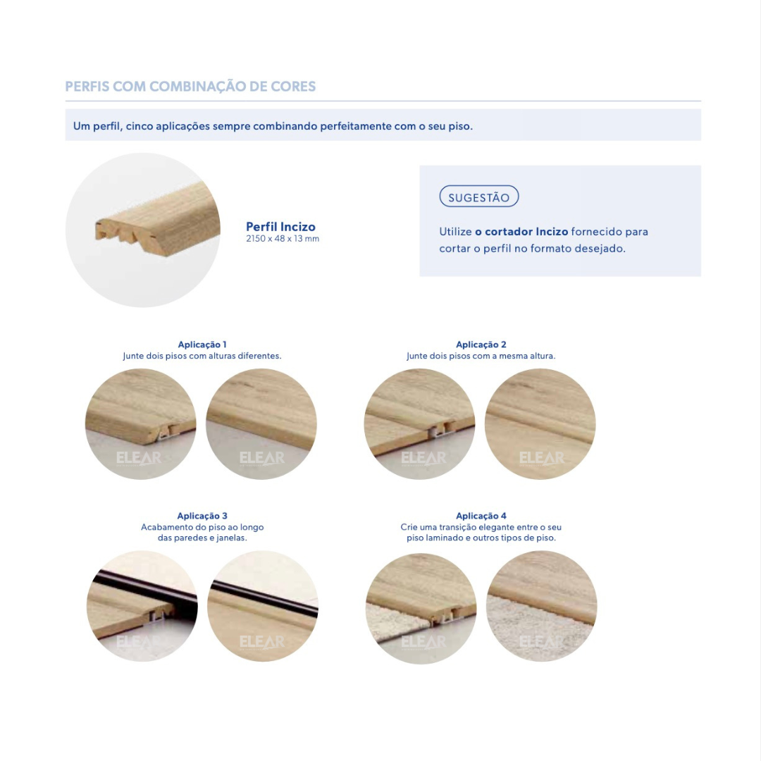 PERFIL INCIZO LVT 5 EM 1 QUICK STEP VIVRE MARSEILLE QSVR402 - 2M