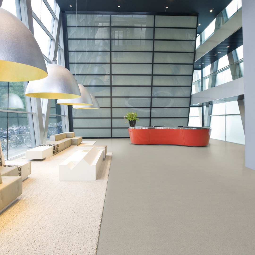 PISO VINÍLICO EM MANTA TARKETT DECODE COLORMATCH ACOUSTIC WARM MED