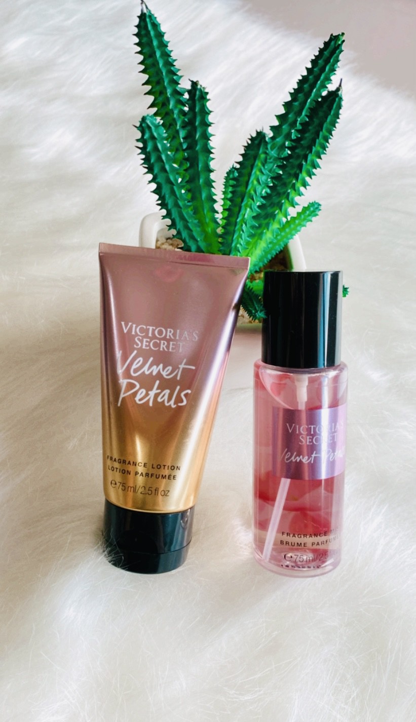Victoria's Secret Kit Body Splash + Creme Hidrante Velvet Petals - Boutique  DaPam