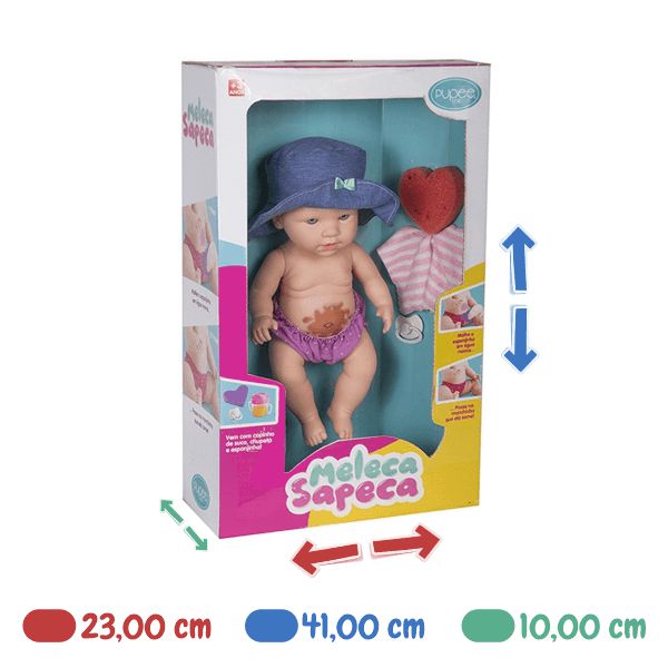 Boneca Meleca Sapeca Pupee - Up Brinquedos