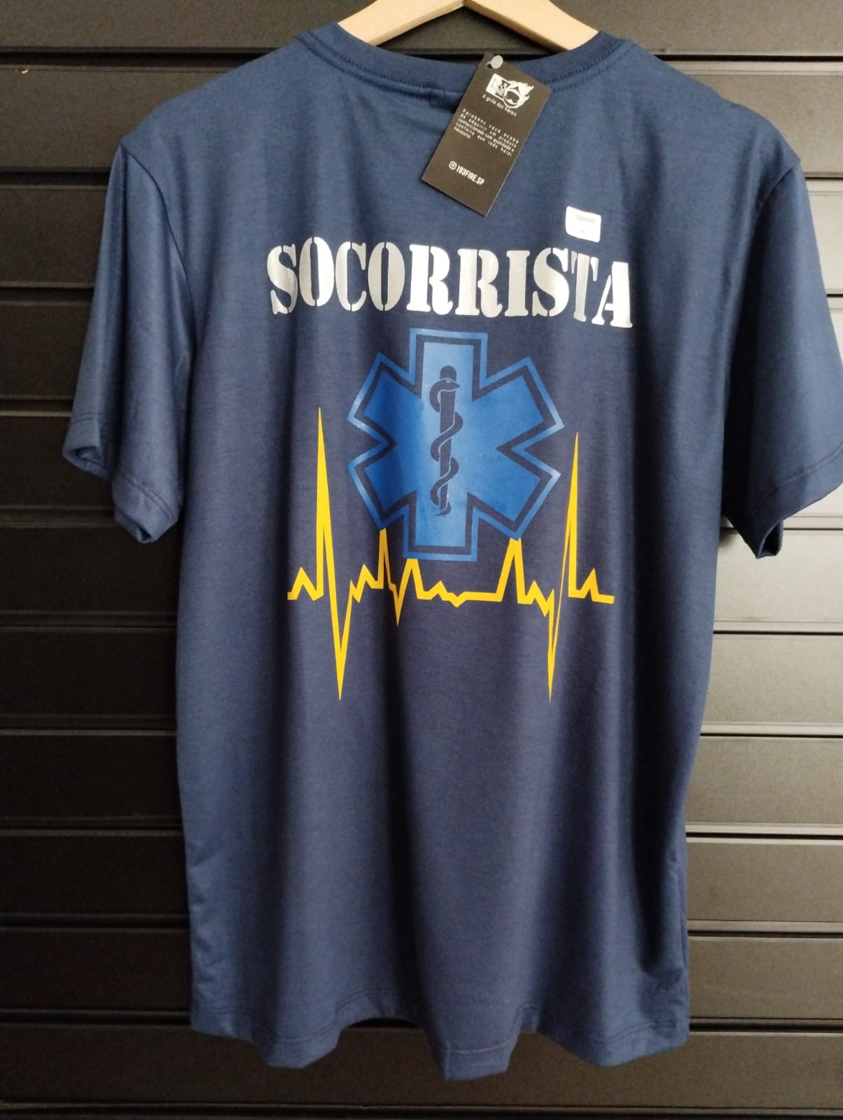 Camiseta Socorrista - Azul Marinho - 193 Fire