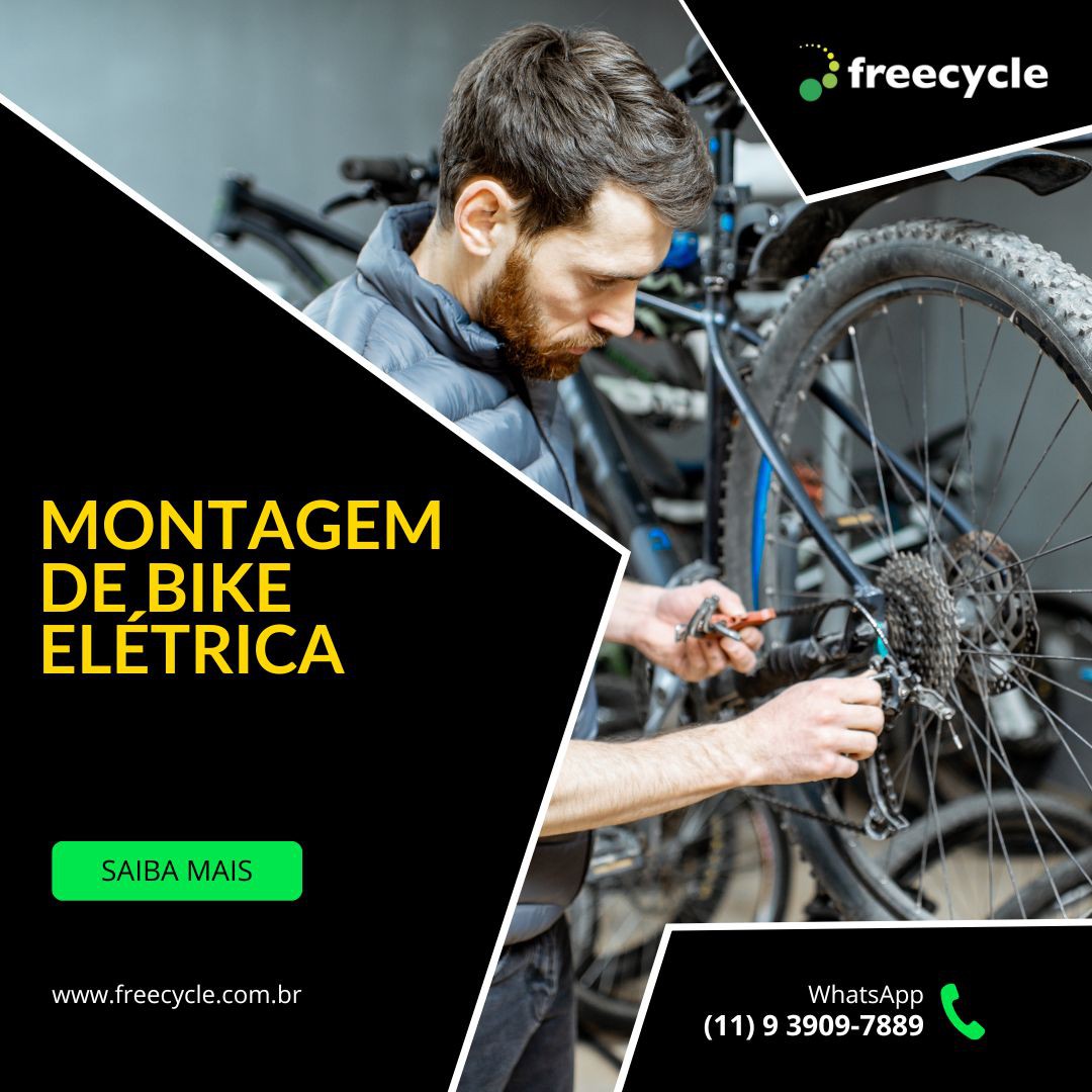 Montagem e Regulagem de Bicicleta Elétrica Freecycle - Freecycle Store |  Compre Aqui Bicicletas e Acessórios