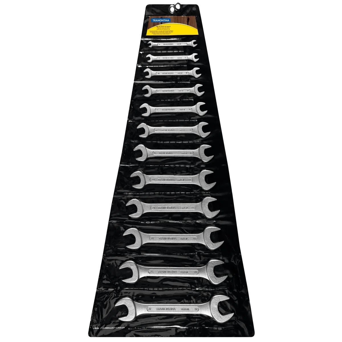 Jogo Chave boca Fixa em aço 12 Peças basic Tramontina - Super Depo