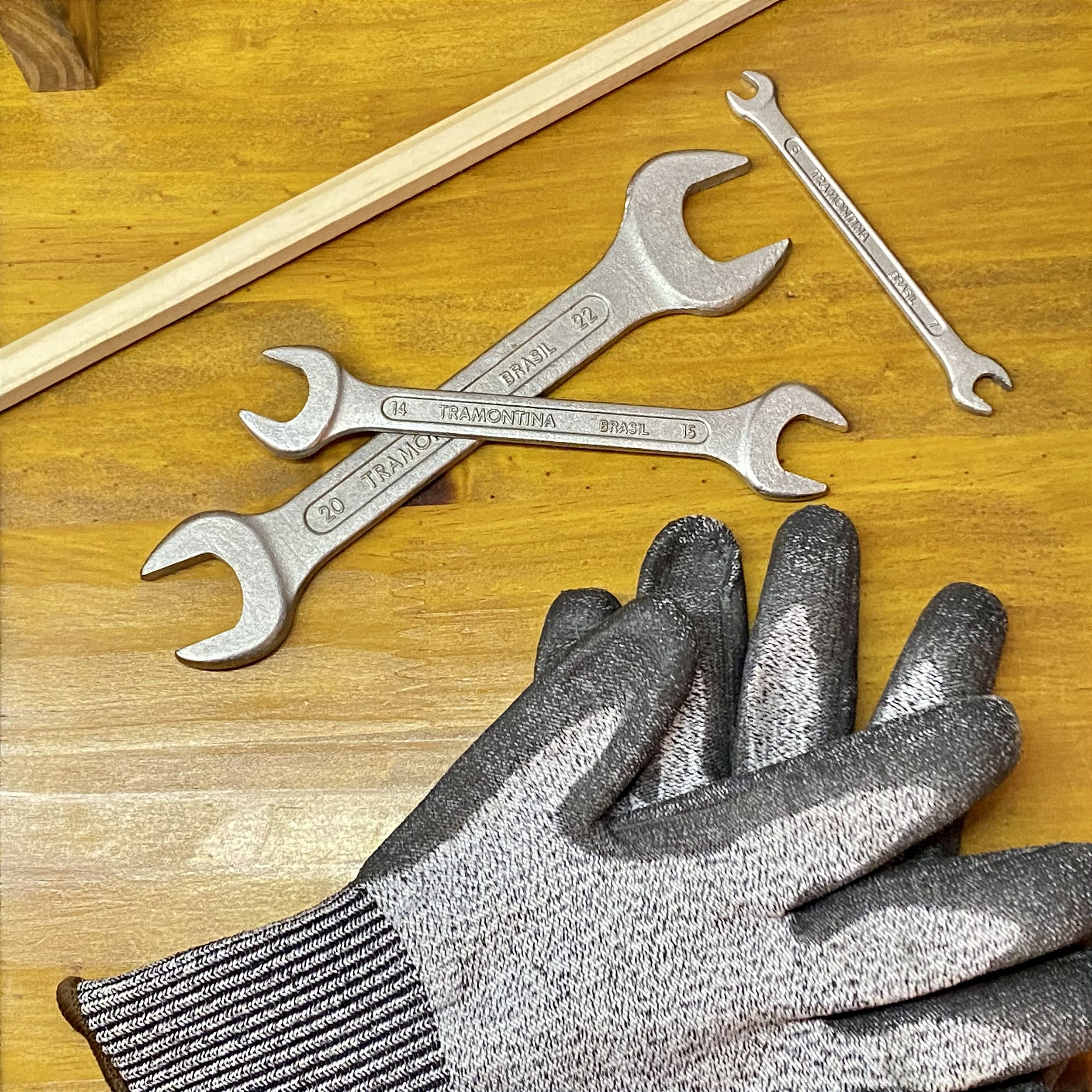 Jogo Chave boca Fixa em aço 12 Peças basic Tramontina - Super Depo