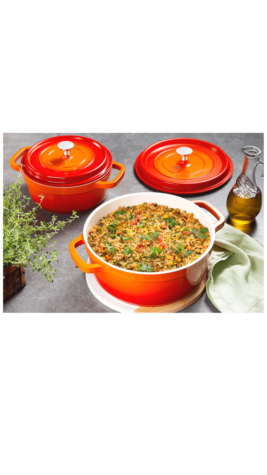 Caçarola Antiaderente Cerâmico Indução 6,8L Hercules – Grande