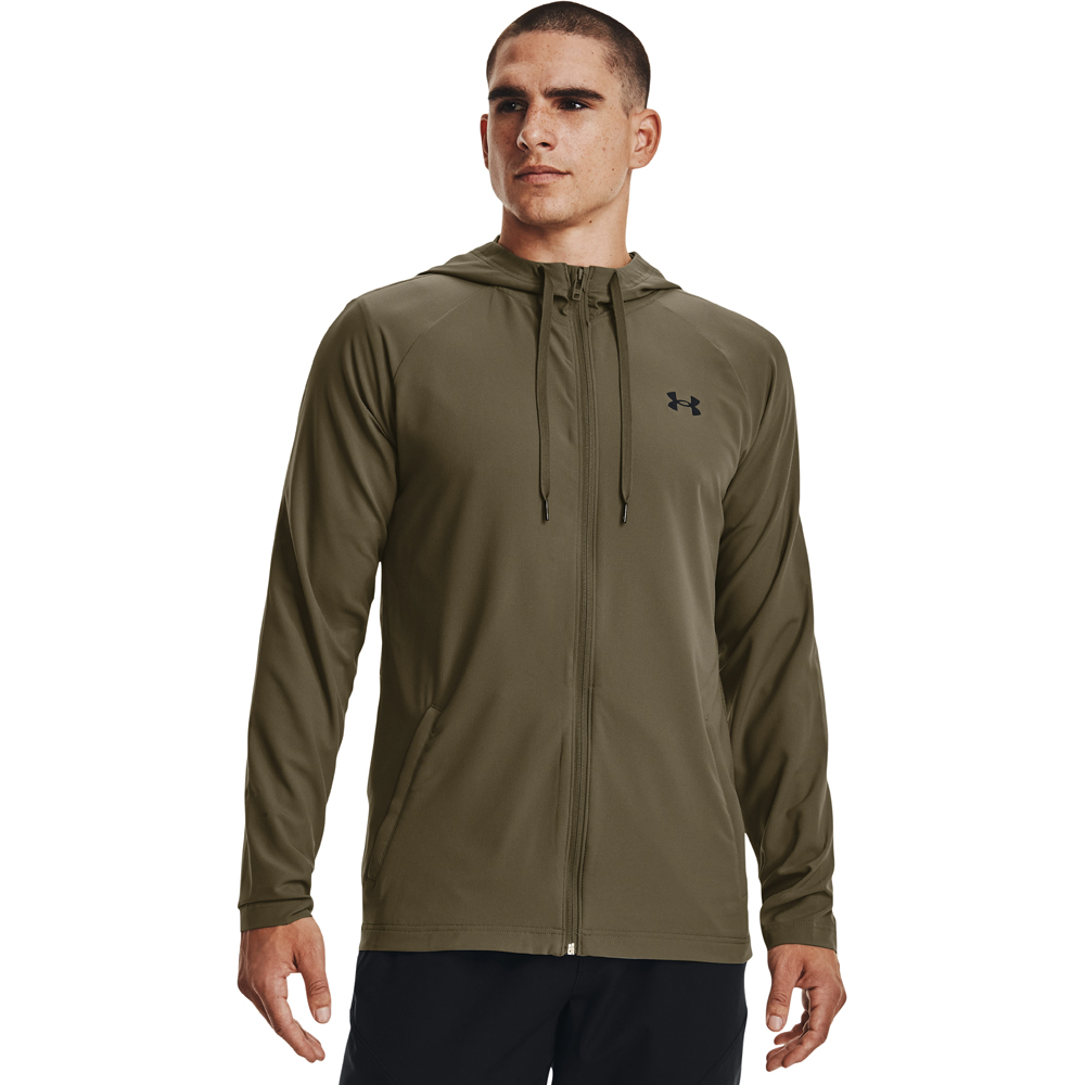 Jaqueta Under Armour Woven Perforated Verde Masculino - Attemporal
