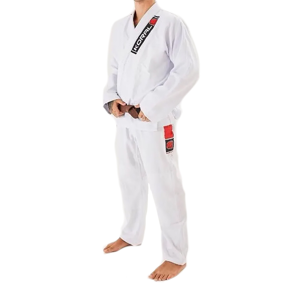 Kimono Jiu Jitsu Koral One Icon Branco - Attemporal Boutique