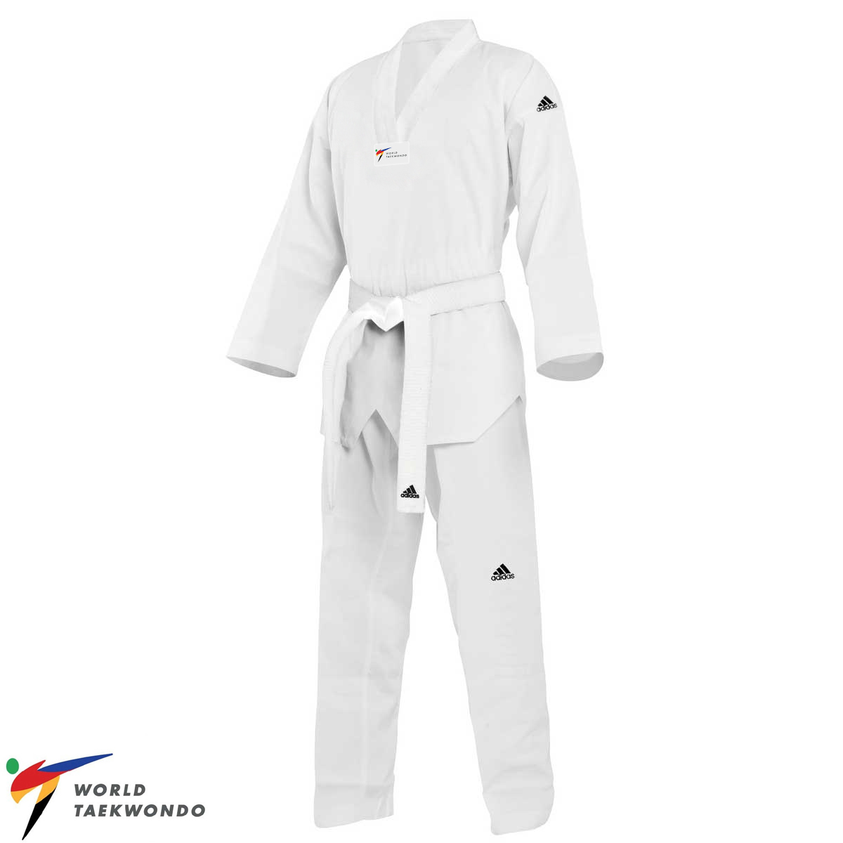 Dobok Adidas Adi Start Gola Branca Faixa Branca Gr tis
