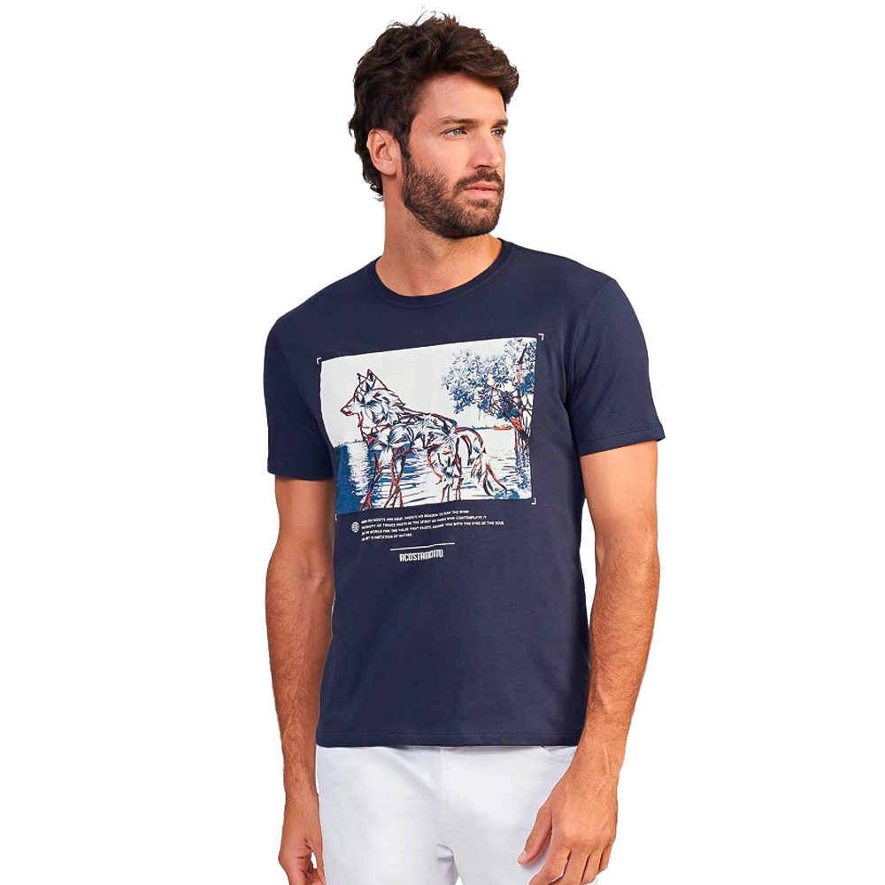 Camiseta Fio 40 Masculina Acostamento - Acostamento