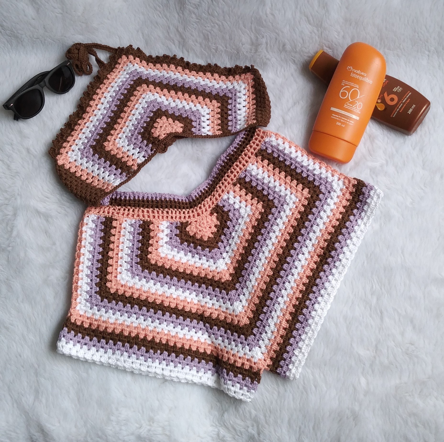 conjunto short e cropped blogueirinha ♥️ #croche #crochet #infantil #b