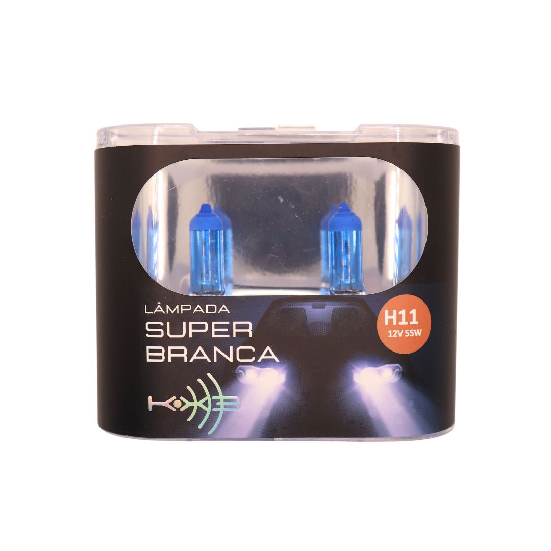 Lâmpada Super Branca – Modelo: H11 - Prime Intercontinental