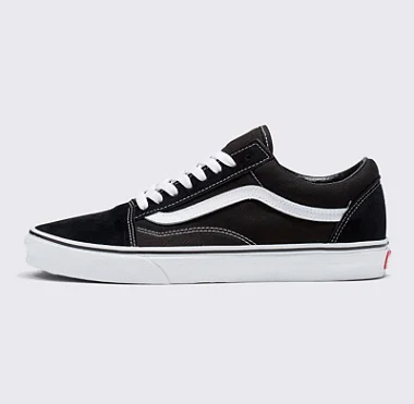 TENIS VANS OLD SKOOL COURO BLACK WHITE VN00BD3HY28 - dimarks skate shop