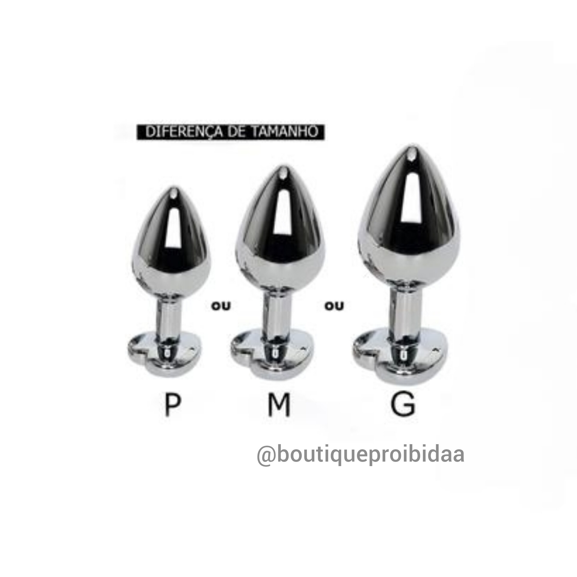 Plug Anal Corao G - Boutique Proibida