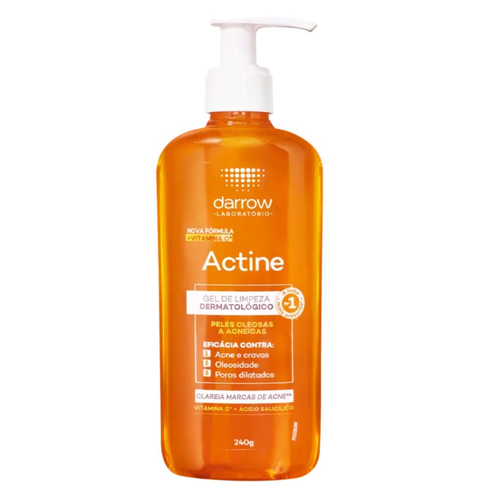 Gel de Limpeza Actine com Vitamina C Darrow - 240G - Hit Pele - Skincare