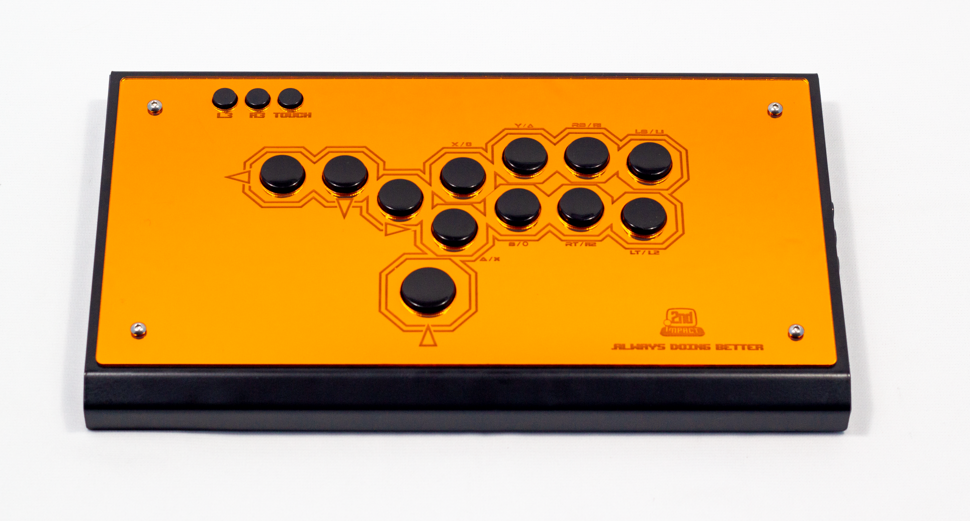 SLIM METAL HITBOX Ps4/ps3/pc Zero Delay 2nd Impact - 2ND Impact