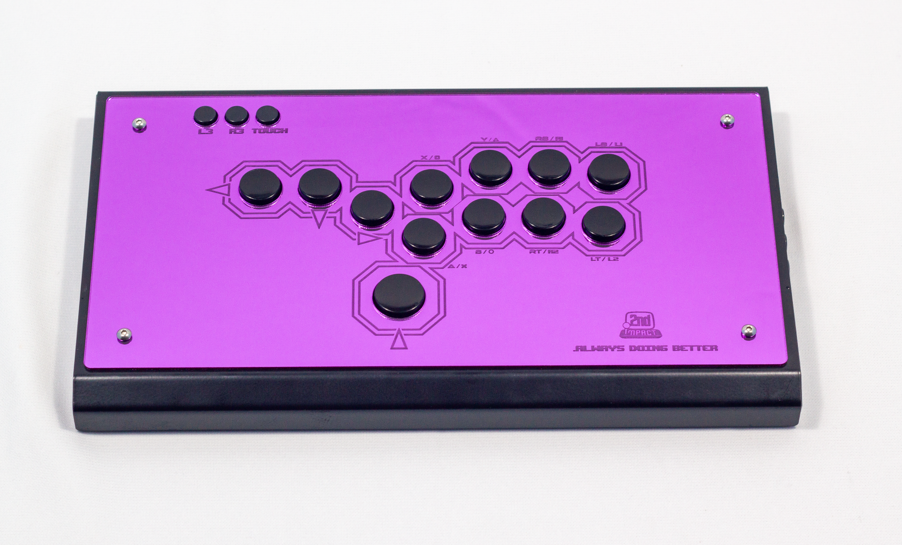 SLIM METAL HITBOX Ps4/ps3/pc Zero Delay 2nd Impact - 2ND Impact