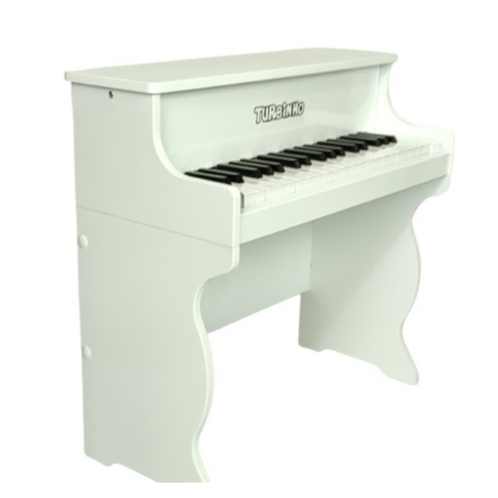 Piano Infantil Elétrico Turbinho E-piano 22 Teclas Branco