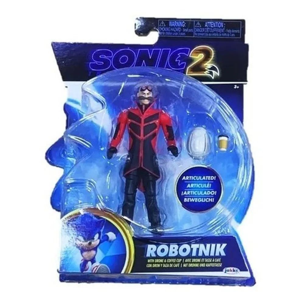 Boneco Articulado Sonic Dr Eggman - Candide - Bonecos - Magazine Luiza