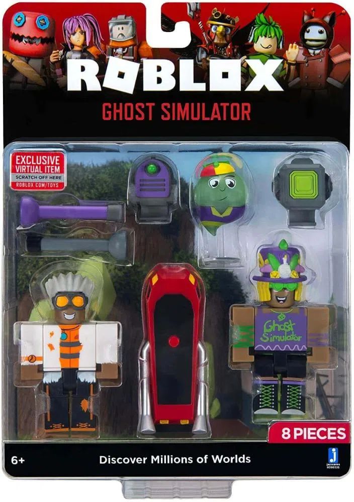Brinquedo Roblox 5 Personagens e Acessórios
