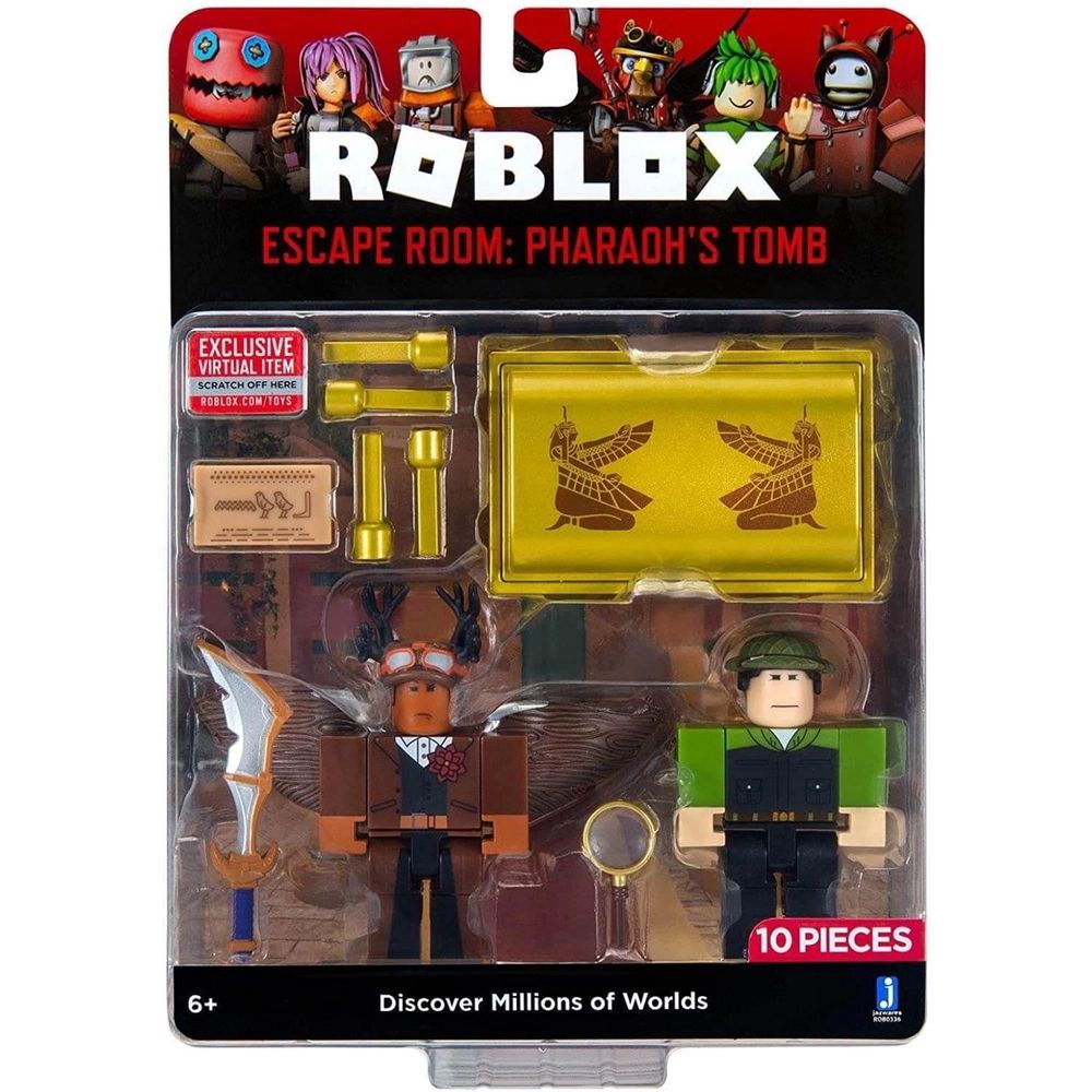 Bonecos Roblox Pack Golden 4 Figuras - Código Virtual Sunny