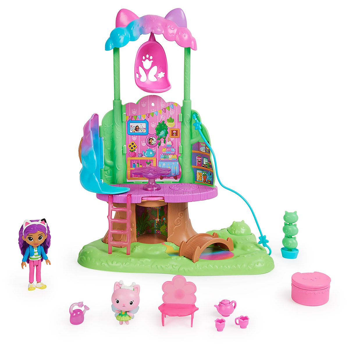 Casa Mágica da Gabby Kitty Fadinha com Casa na Arvore 3355 - Melhor ...