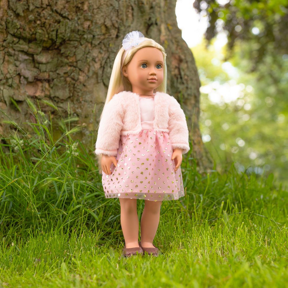 Roupa Para Boneca Bebê Reborn Com Casaco Rosa - TRENDS Brinquedos