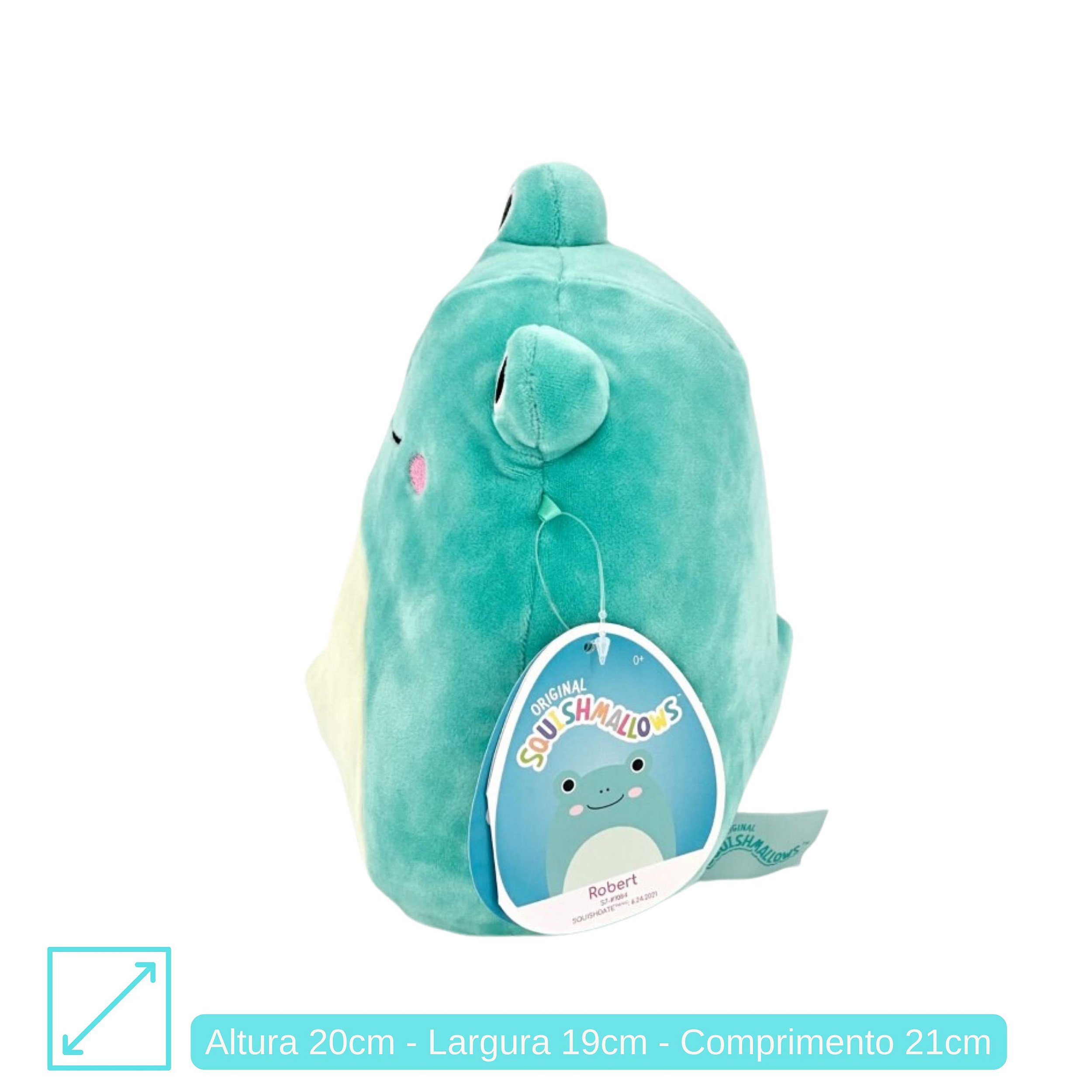 Pelúcia Squishmallow 20 cm - ROBERT - Sunny 2860 - Melhor Loja de ...