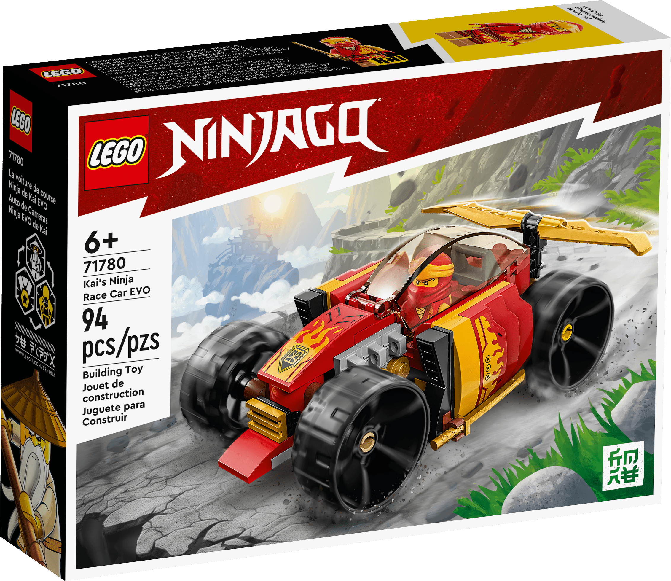 LEGO NINJAGO 71780 - CARRO DE CORRIDA NINJA EVO DO KAI - Melhor