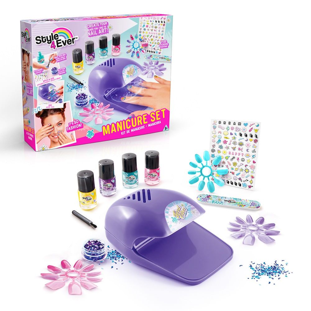 Kit Manicure Pintar Unhas - FUN - TRENDS Brinquedos