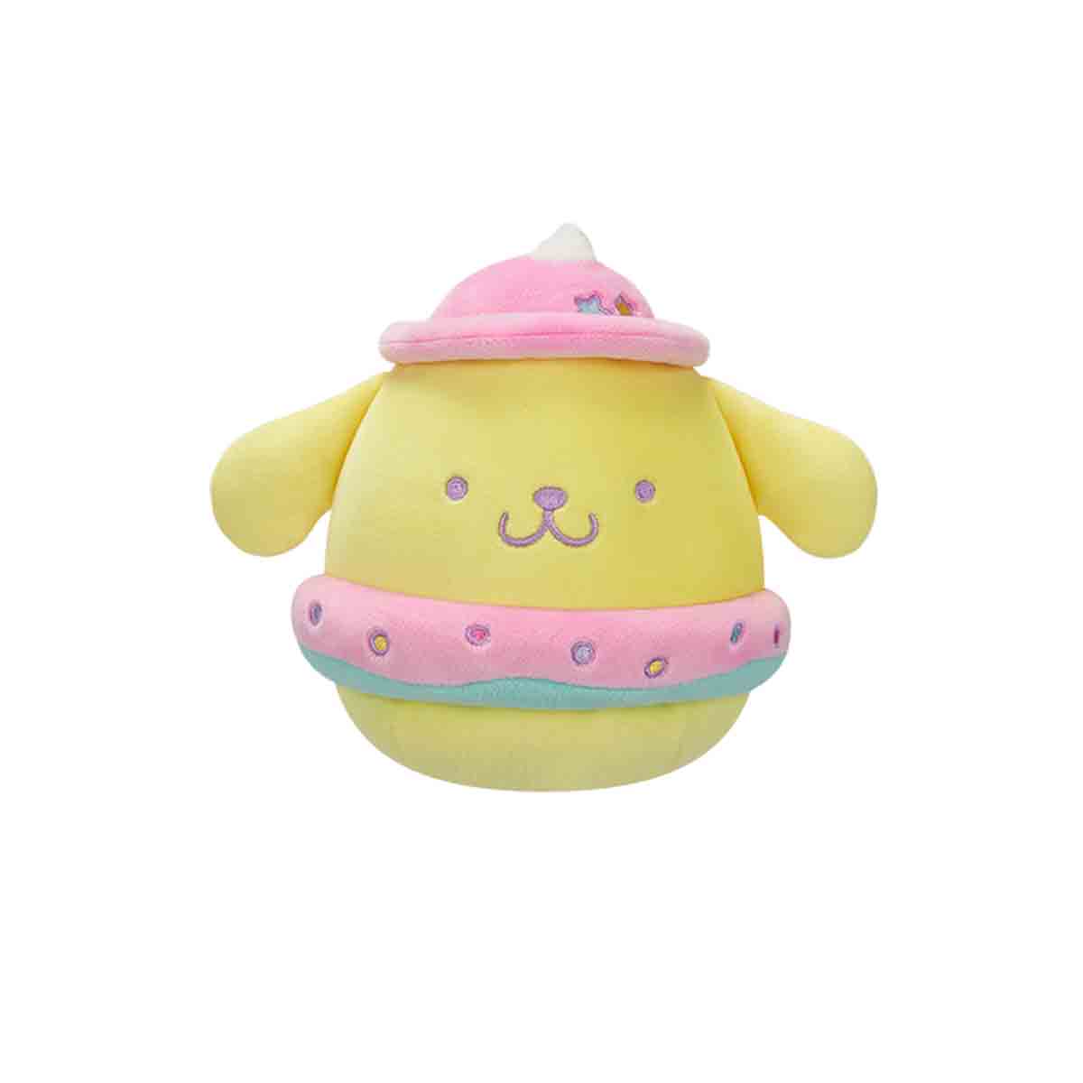 Pompomさん Pelúcia Squishmallow Sanrio 20cm - Pompompurin 3876 - Melhor Loja