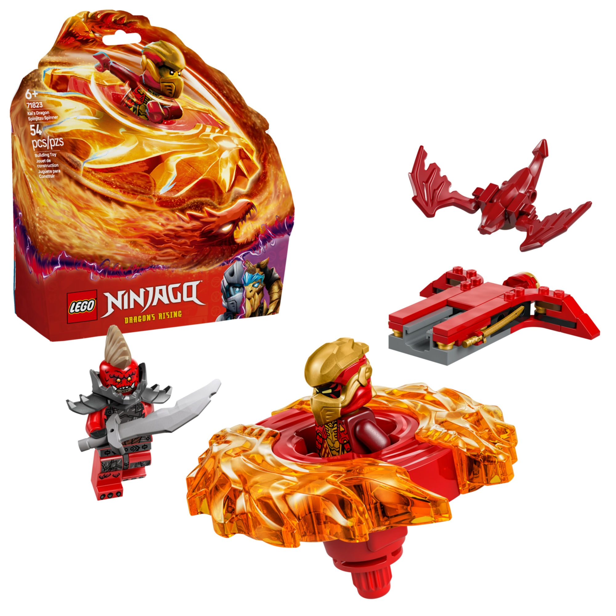 LEGO NINJAGO 71823 KAI DRAGON SPINNER - Melhor Loja de Brinquedos