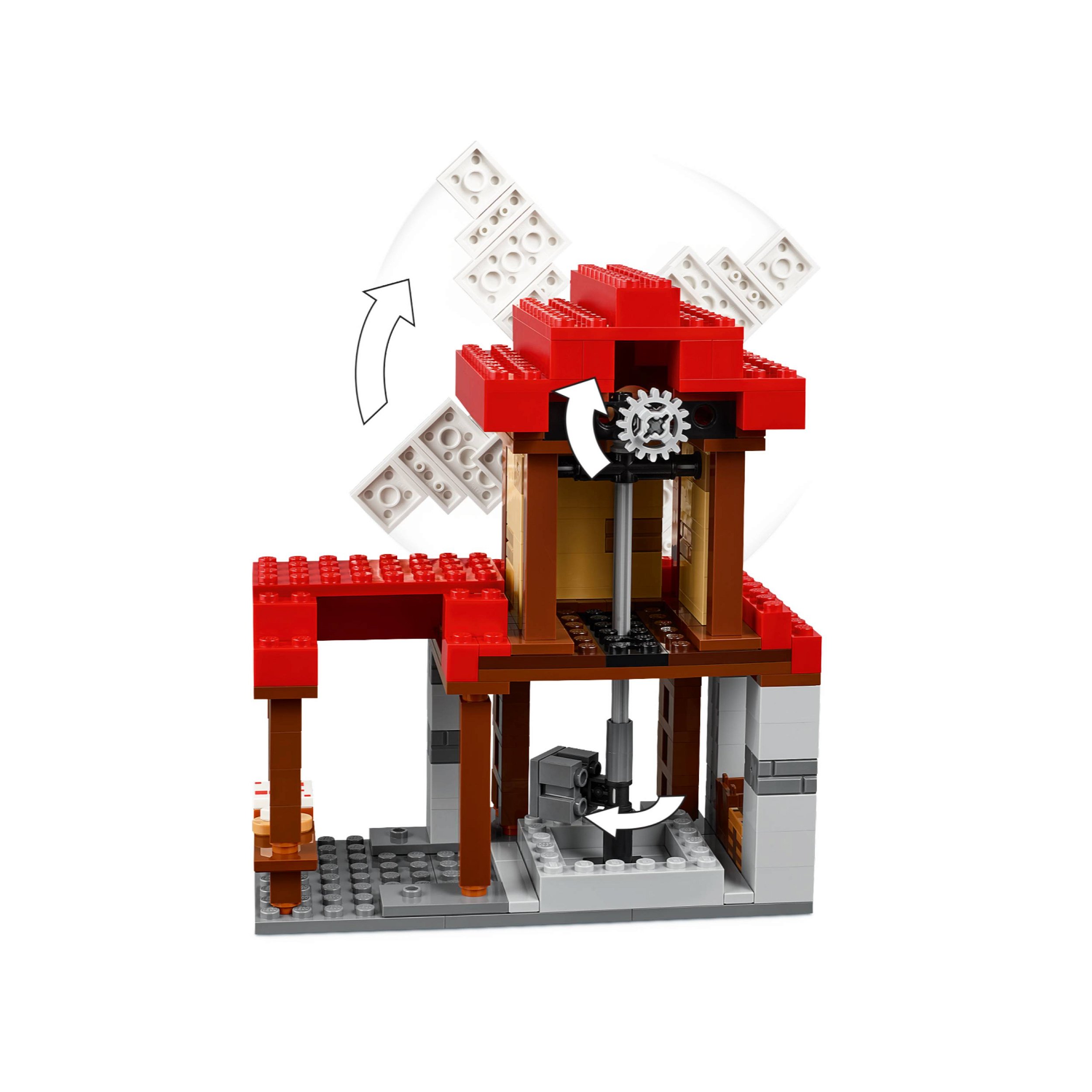 LEGO MINECRAFT 21262 FAZENDA MOINHO VENTO - Melhor Loja de