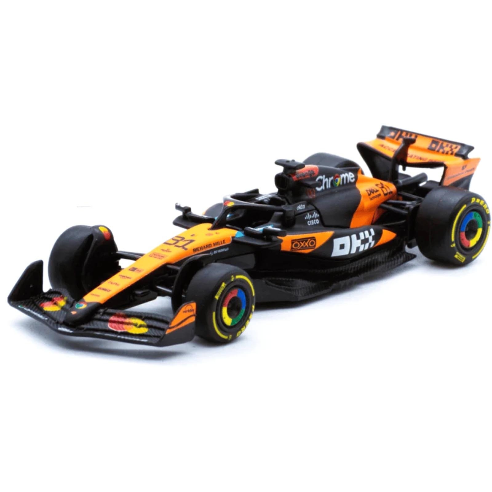 Bburago（ブラーゴ） F1 ミニカー 8台セット（1/64サイズ） Miniatura Carro Formula 1 Mclaren Oscar Piastri 1:64 Bburago