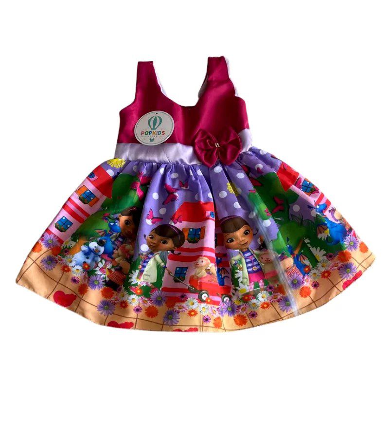 Vestido Temático Moana Bebê E 2-3 anos - PopKids Store Moda Infantil