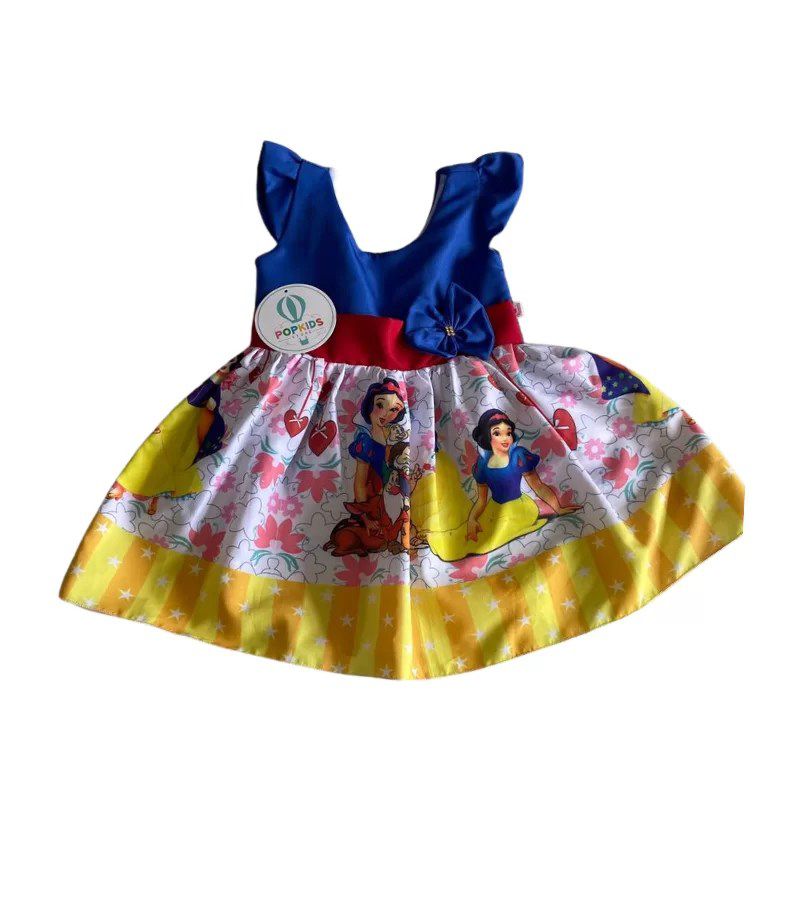 Vestido personalizado branca store de neve