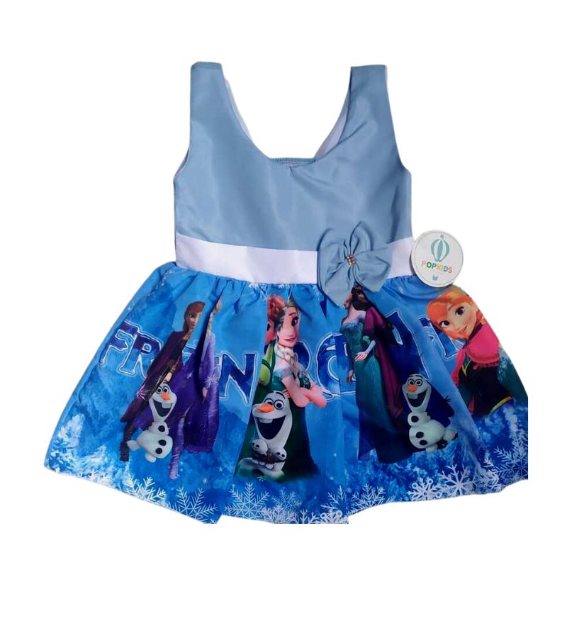 Vestido Temático Moana Bebê E 2-3 anos - PopKids Store Moda Infantil