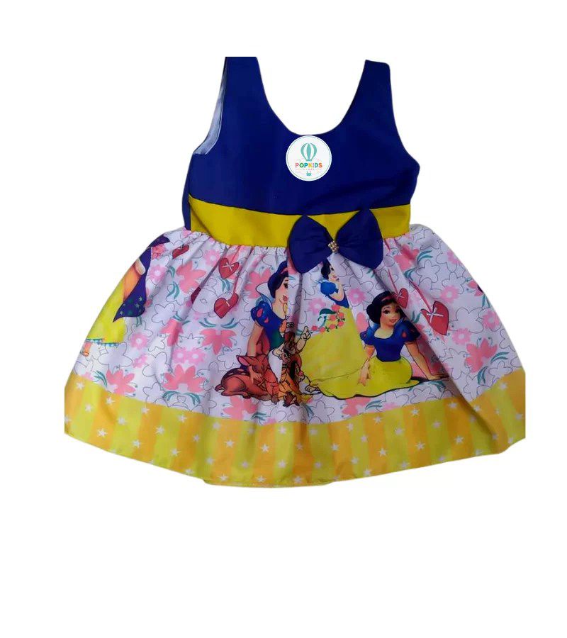 Vestido Temático Moana Bebê E 1 ano - PopKids Store Moda Infantil