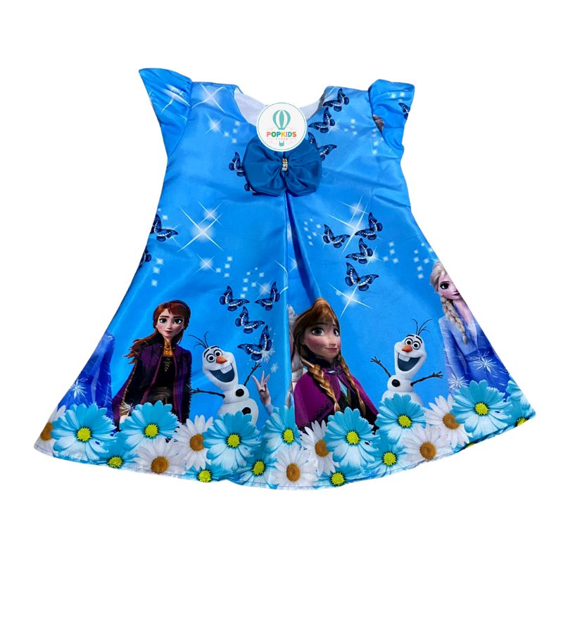 Vestido Temático Moana Bebê E 1 ano - PopKids Store Moda Infantil