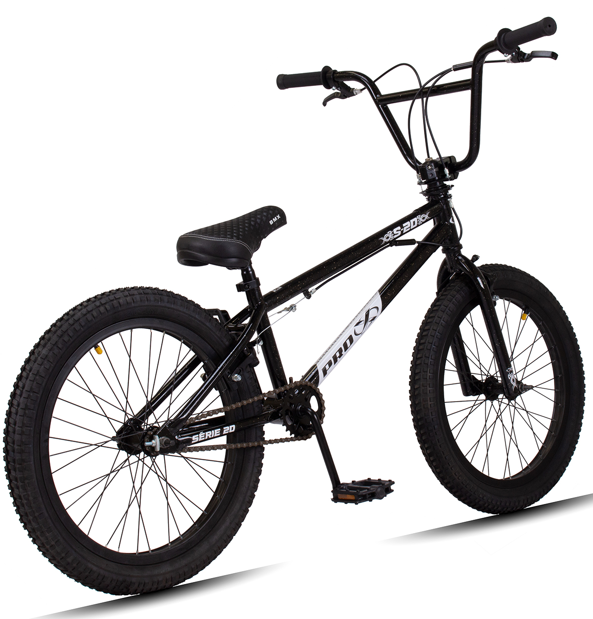 Bicicleta Bmx Série 20 Aço HiTen K7 cog 9 Preto ProX Bikes BMX
