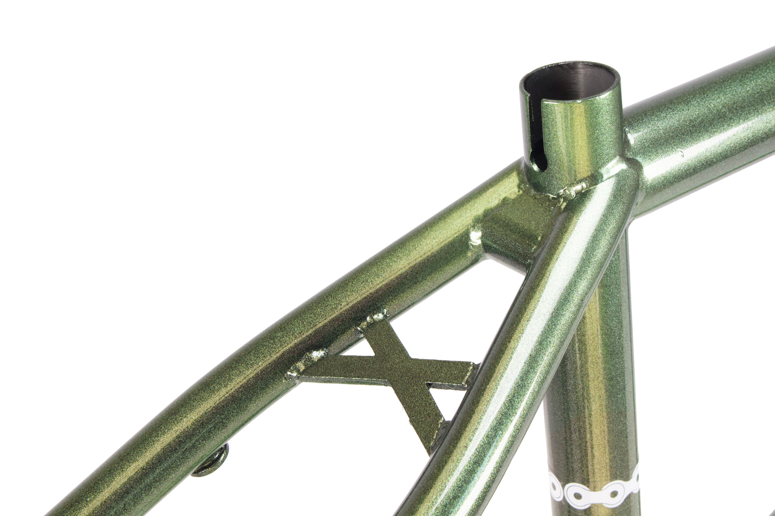 QUADRO PRO-X FOKKER VERDE METÁLICO CR-MO - 2024 - Pro-X Bikes