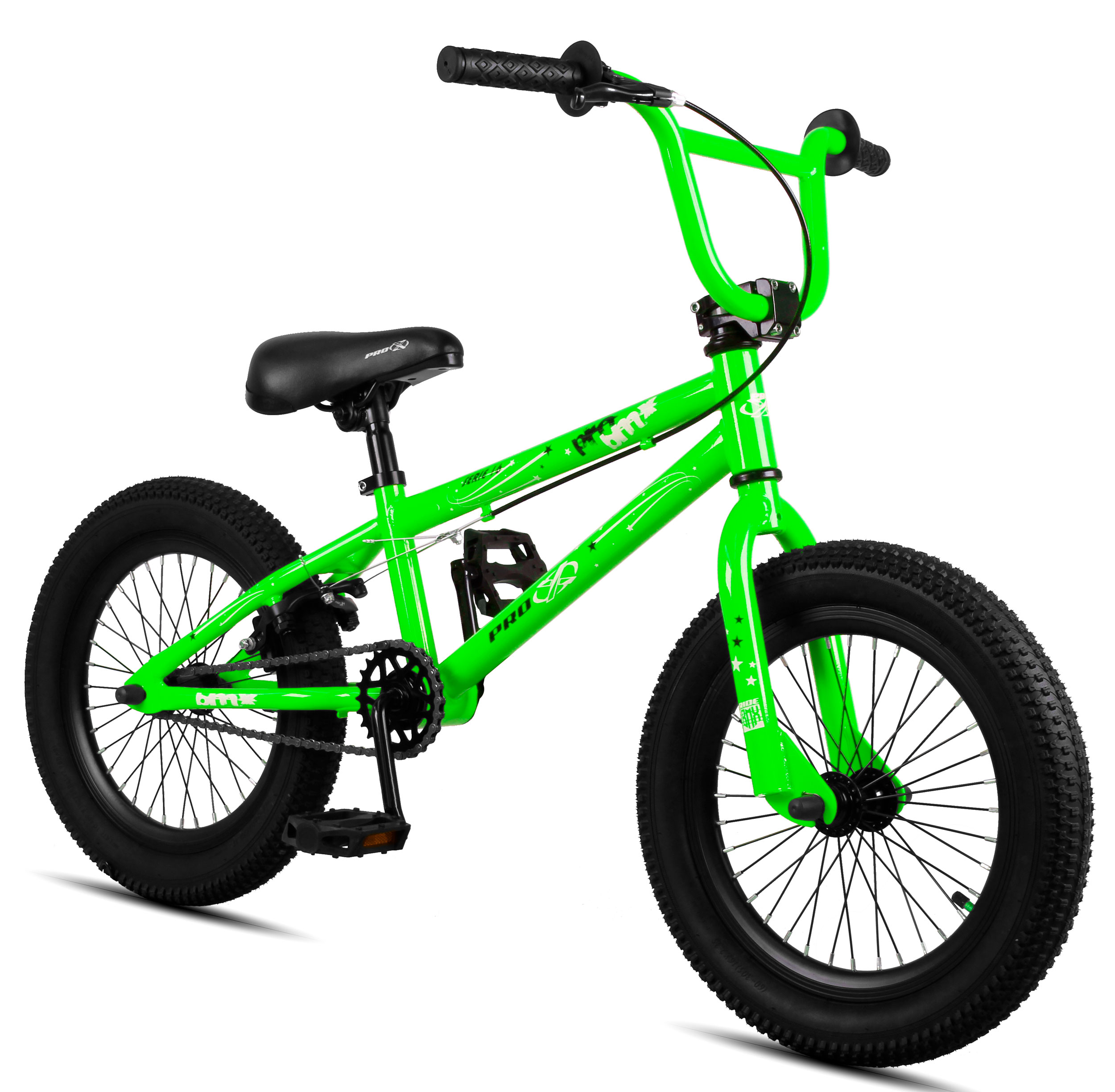 Bicicleta Pro X BMX Serie 16 Verde Neon Pro X Bikes BMX Nova Era