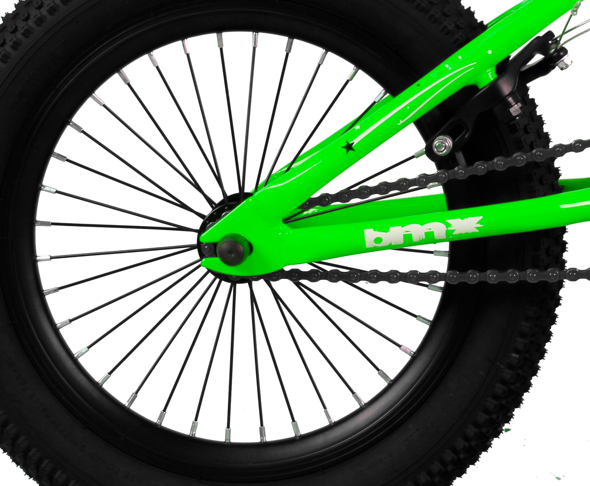 BMX 16インチ Bicicleta Pro-X BMX Serie 16 - Verde Neon - Pro-X Bikes - BMX Nova Era