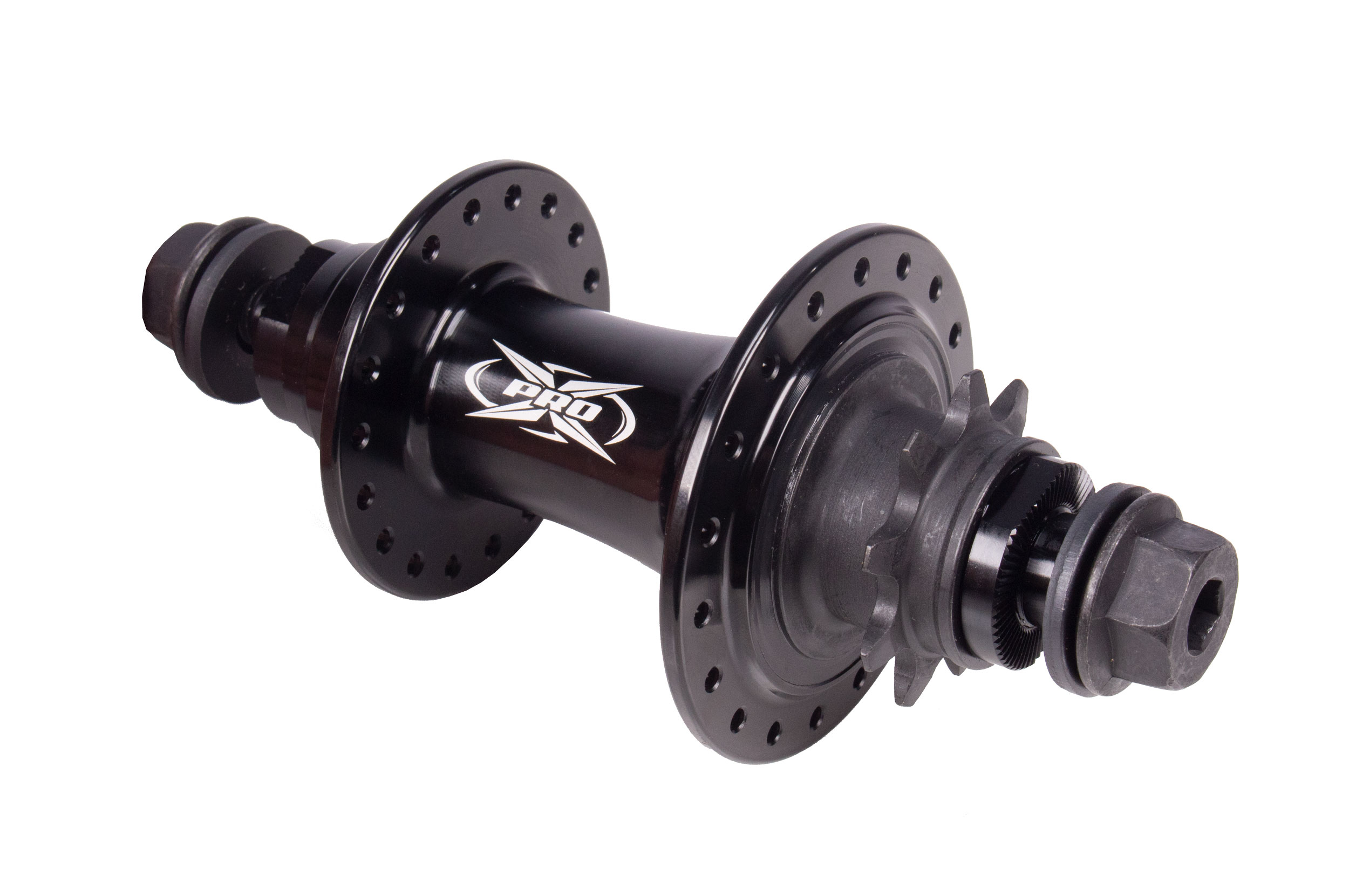 Par de Cubos Pro-X Cog 9 Dentes Eixo 14mm Tras. e 3/8 Diant