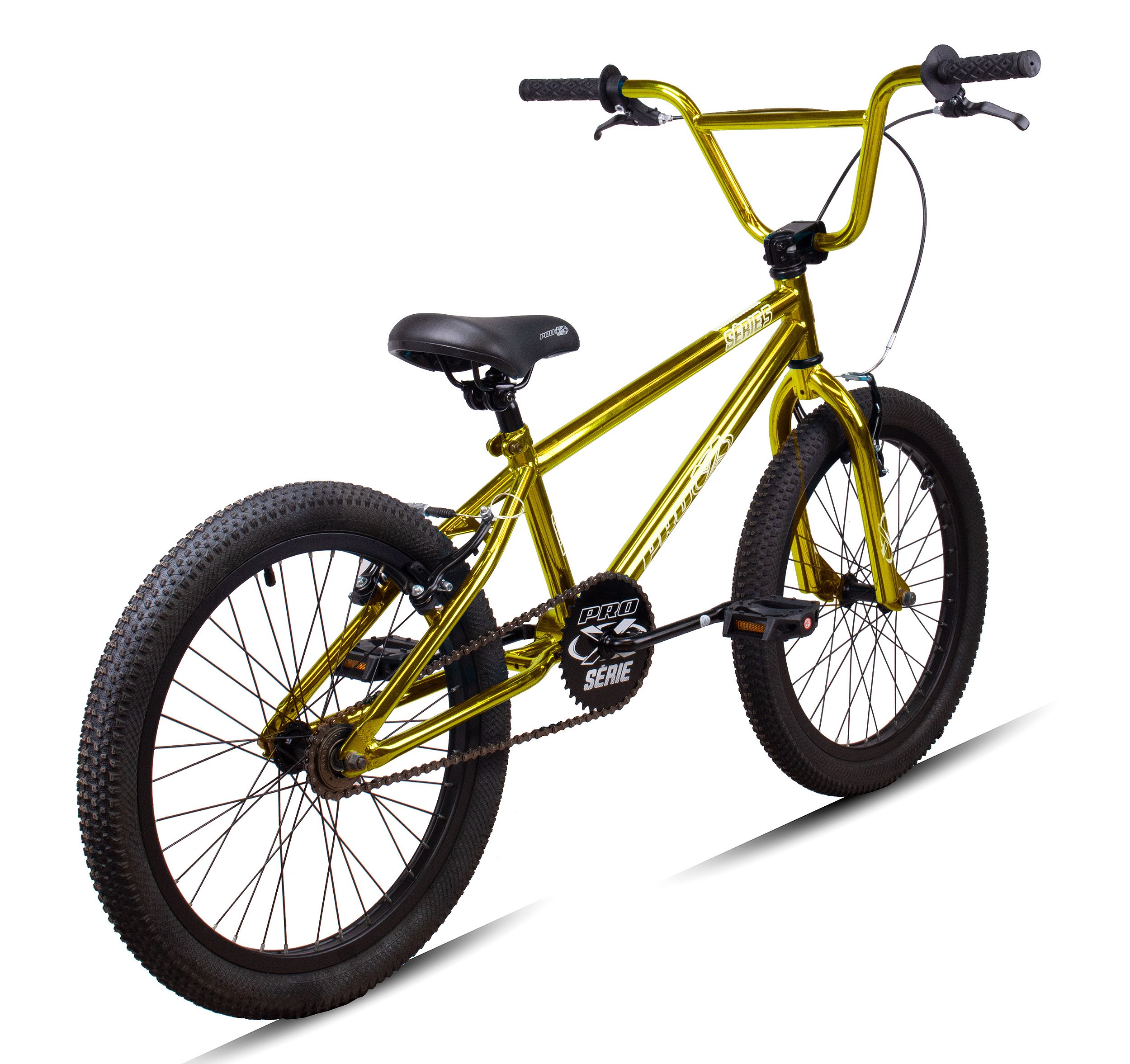 Bicicleta Aro 20 Série 5 Color Cromo BMX - Pro-X Bikes - BMX Nova Era